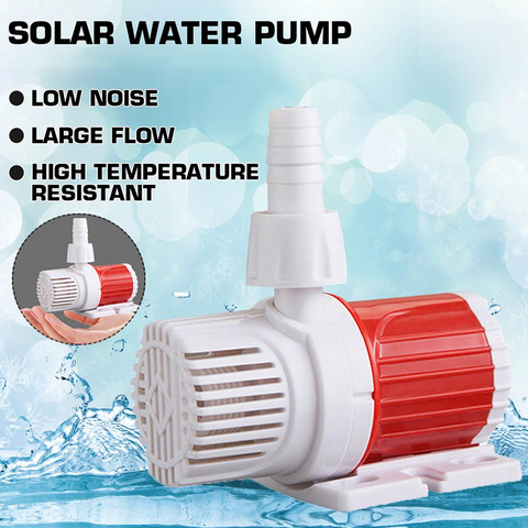 Bomba de agua sumergible Solar multifuncional para acuario, Motor Solar sin escobillas, 1000L/H, cc 12V 24V ► Foto 1/6