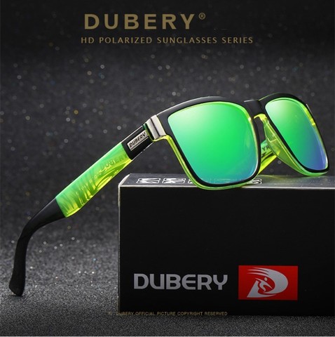 DUBERY-gafas de sol polarizadas para hombre, lentes de sol masculinas para conducir, Retro, de lujo, de marca, de diseñador ► Foto 1/6