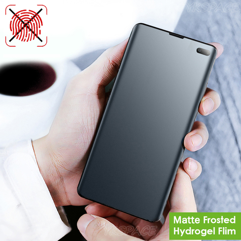 Película frontal de hidrogel mate para Samsung Galaxy S8 S9 S10 S10e S20 Note 8 9 10 Plus 20 Protector de pantalla esmerilado Ultra suave ► Foto 1/6