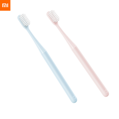 Xiaomi-cepillo de dientes mijia Original, mejor cepillo de alambre importado, ultrafino, suave, para el cuidado de los dientes, 2 colores ► Foto 1/6