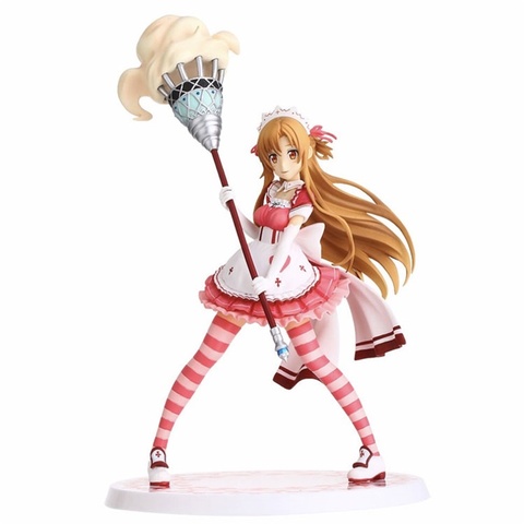 Banpresto-espada artística de Anime Original, juguete de muñeca de figura de PVC en miniatura, alicización en línea, Asuna, mucama World ► Foto 1/2