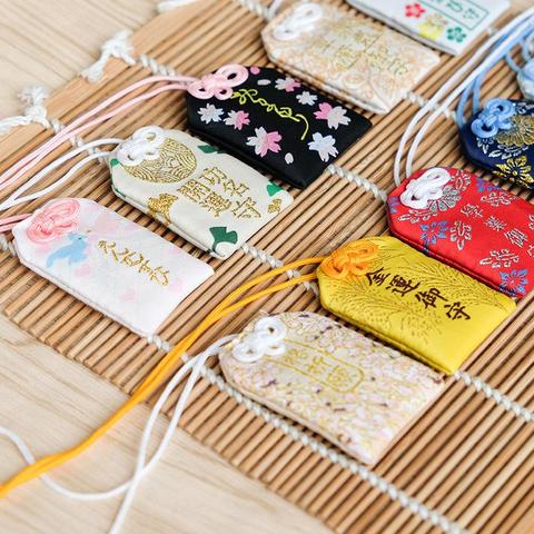 Omamori-Bolsa de riqueza transparente segura para la salud, colgante, llaveros ► Foto 1/4