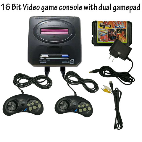 Mini Consola de Videojuegos TV Retro para Sega MegaDrive, 16 bits, 2022 juegos clásicos integrados, dos mandos de juego, salida AV, novedad de 600 ► Foto 1/6