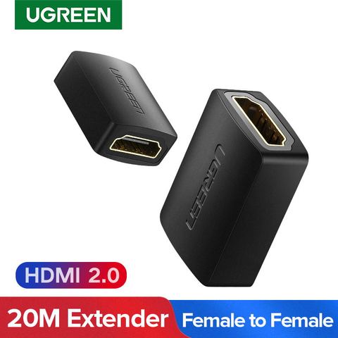 Ugreen-extensor HDMI conector hembra a hembra 4K HDMI 2,0, convertidor de extensión, acoplador adaptador para PS4, Cable HDMI, extensor HDMI ► Foto 1/6