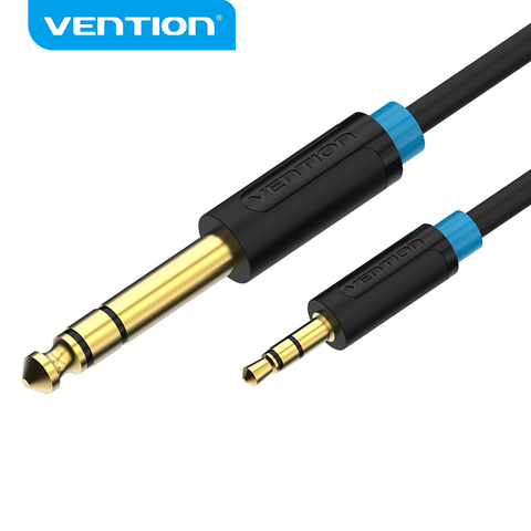 Vention 3,5mm a 6,35mm Cable auxiliar adaptador para amplificador mezclador guitarra bi-direction 6,5 Jack a 3,5 Jack macho a macho Cable de Audio ► Foto 1/6