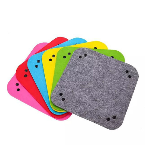 Bandeja para dados cuadrados plegable de tela, caja de dados cuadrilaterales portátil para juegos de mesa, almacenamiento de dados, 25x25cm ► Foto 1/6