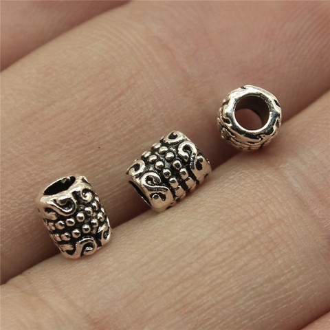 20 cuentas redondas de 5x5x6mm para hacer joyas y collar perlas espaciadoras de perlas ► Foto 1/1