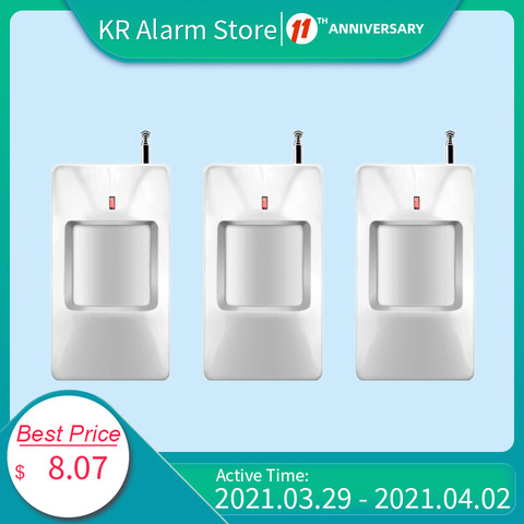 KERUI-Sensor PIR inalámbrico de 433MHz, Detector de movimiento para todos los KERUI, sistema de alarma de seguridad para el hogar ► Foto 1/6
