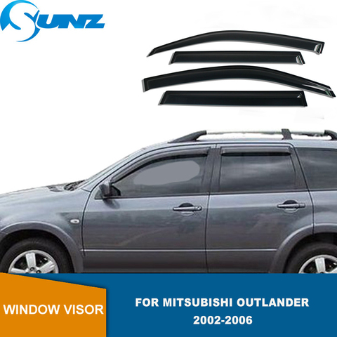 Estilo de coche de la ventana de acrílico Deflector de viento Visor lluvia protector de sol para ventilación para Mitsubishi Outlander 2008, 2009, 2010, 2011, 2012, 2013 riovalle | Energía ► Foto 1/6