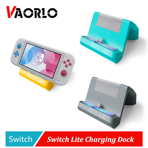 VAORLO-soporte de carga Universal USB tipo C para Nintendo Switch Lite, Base de carga, Mini ► Foto 1/6