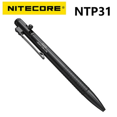 Nitecore-Bolígrafo táctico NTP31 para defensa personal, rotura de vidrio táctico y escritura diaria, aleación de aluminio con bisel de acero de tungsteno ► Foto 1/6