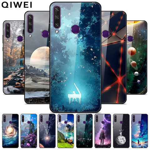 Funda trasera dura de cristal templado para Huawei P40 Lite E, carcasa a la moda para teléfono móvil Huawei P40Lite E 2022 p 40 Lite, funda de silicona para el teléfono móvil ► Foto 1/6