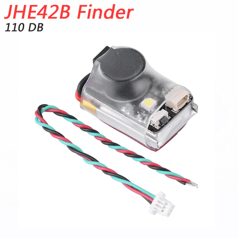 JHE42B-mini localizador de vuelo con batería integrada, batería con luz LED para Dron teledirigido, controlador de vuelo, piezas de modelo Vifly Finder, 42B-S, 110DB ► Foto 1/6