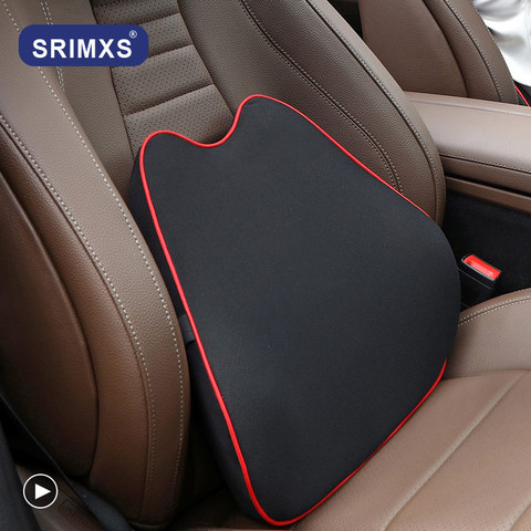 Cojín de cuello trasero para asiento de coche, almohada Lumbar de espuma viscoelástica 3d Universal para silla de oficina ► Foto 1/6