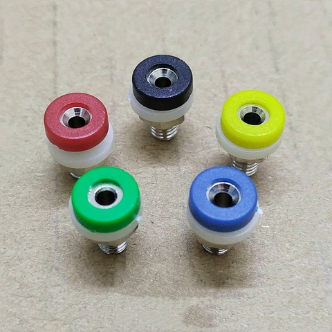 Toma de Banana de 2mm de latón, Conector de prueba de 2mm, 5 colores, 10 Uds. ► Foto 1/4