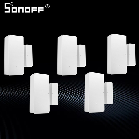 1-5 uds Sonoff Sensor DW2 Wifi inalámbrico, Sensor de ventana de puerta de seguridad sistema de alarma de casa inteligente detectores trabaja con Ewelink ► Foto 1/6