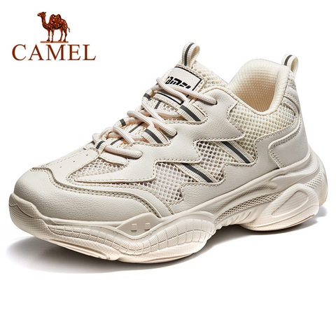 CAMEL Walking zapatos de plataforma Zapatillas moda mujer hombre clásico al aire libre transpirable a prueba de golpes gruesa estabilidad pareja Casual 2022 ► Foto 1/6