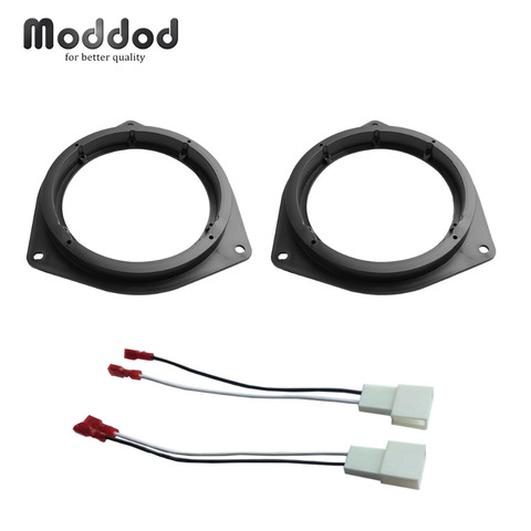 Adaptador de altavoz de puerta trasera, 6,5 pulgadas, para SCION Toyota Camry Celica Corolla Highlander 4 Runner Tundra Yaris con Cable de arnés de cableado ► Foto 1/6