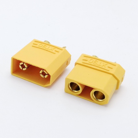 Conector XT90 chapado en oro para batería LiPo RC, enchufe XT90 para batería RC, 10 unids/lote ► Foto 1/6