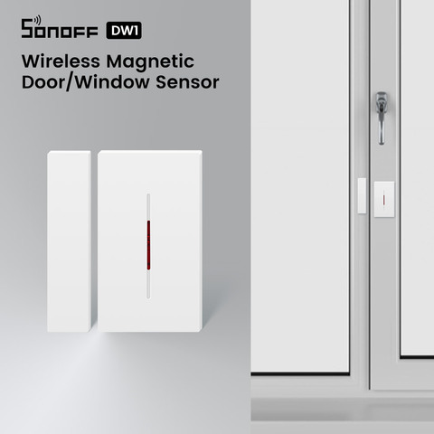 Sonoff RF Bridge 433 MHZ Wifi convertidor de señal inalámbrica PIR 2 Sensor/DW1 puerta y Sensor de alarma de ventana para kits de seguridad para el hogar inteligente ► Foto 1/6