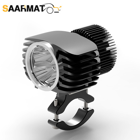 Foco LED para faro delantero de motocicleta, 18W, 2700Lm, Super brillante, blanco, para Moto, antiniebla, DRL, para caza, luces de conducción (1 Unidad) SAARMAT ► Foto 1/6