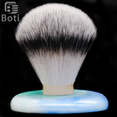 Boti Brush-brocha de afeitar de pelo sintético para hombre, 3 colores, nudos, tipo bombilla Clase A, herramienta para dar forma A la barba, chasis redondo ► Foto 1/6