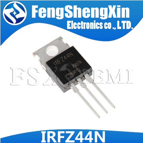 10 unids/lote nueva IRFZ44N transistor-220 IRFZ44NPBF MOSFET de potencia ► Foto 1/3