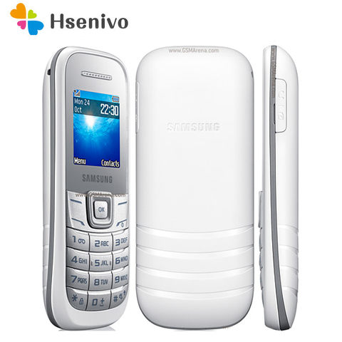 Samsung-Teléfono Móvil Inteligente modelo E1200, celular renovado, Original, con tarjeta sim de 1,5 pulgadas, batería de 800 mAh, modelo E1200 E1200M ► Foto 1/2