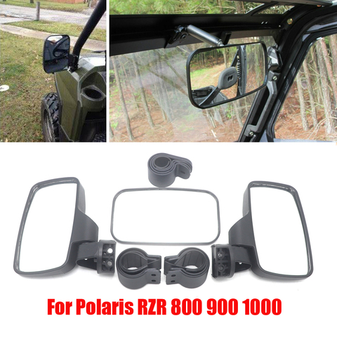 UTV espejo retrovisor a prueba de golpes a prueba de espejo accesorios w/1,75 