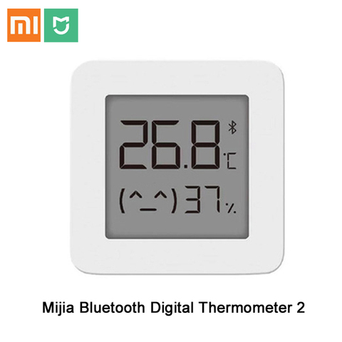 XIAOMI-termómetro Digital Mijia 2, inalámbrico por Bluetooth, Sensor de humedad inteligente, pantalla LCD, medidor de humedad Digital ► Foto 1/6