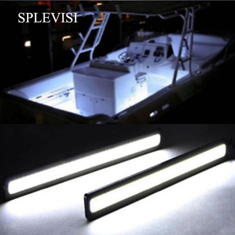 2 piezas Marina barco impermeable gran Super brillante 12 V blanco LED luces de cortesía ► Foto 1/6