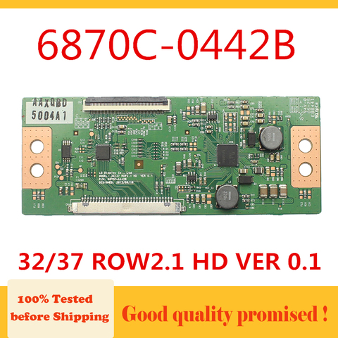 Placa 6870C-0442B 32 37 ROW2.1 HD VER 0,1 T, para televisor LG. Etc Placa lógica tcon 6870C 0442B, reemplazo, envío gratis ► Foto 1/6