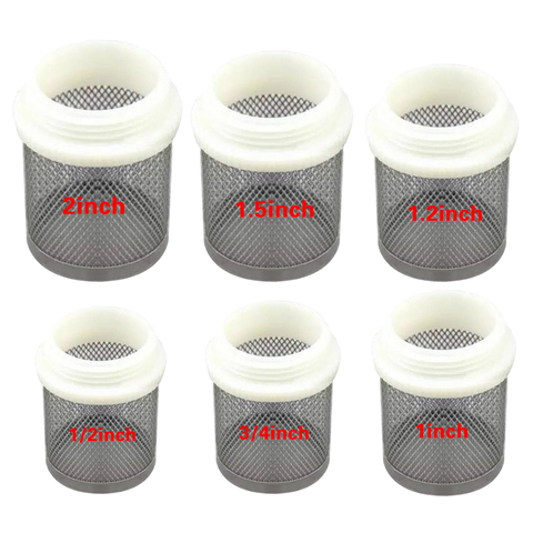 Filtros de malla para jardín SS304, 1/2, 3/4, 1, 1,2, 1,5, 2 pulgadas, microfiltro de red de acero inoxidable, bomba de agua de riego, protección de la manguera ► Foto 1/5