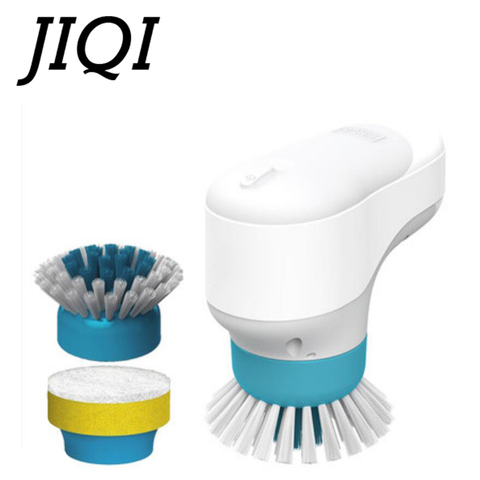 JIQI-cepillo eléctrico multifunción para el hogar, limpiador de platos de limpieza, bañera de azulejos, lavavajillas ► Foto 1/1