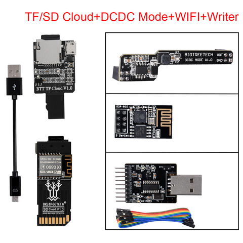 BIGTREETECH módulo TF nube/SD/nube + DCDC modo + BTT escritor + ESP-01S módulo WIFI 3D piezas de la impresora para SKR V1.4/V1.4 Turbo Ender 3/5 ► Foto 1/6