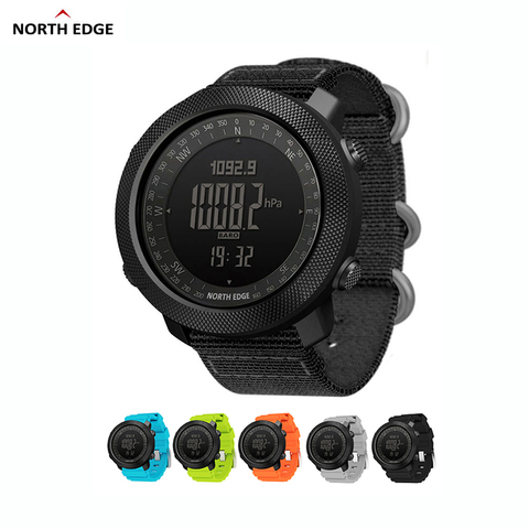 North EDGE-reloj inteligente deportivo para hombre, pulsera Digital resistente al agua con altímetro y brújula militar, modelo APACHE 3 ► Foto 1/6