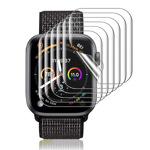 Película protectora de pantalla para Apple Watch 6 SE, 40mm, 44mm, Series 5, 4, película transparente de TPU, funda antiarañazos sin burbujas ► Foto 1/6