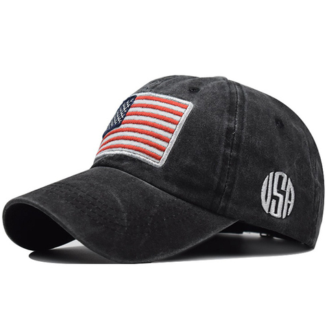 Gorra de béisbol militar táctico de algodón para hombre, sombrero militar para papá, bandera estadounidense, Unisex, gorro de Hip Hop, gorras deportivas para exteriores ► Foto 1/6