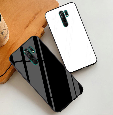 Funda de vidrio templado para Xiaomi Redmi 9 9A 8 8A mi nota 10 lite Ultra Pro Redmi Nota 9S 9 Pro Max 9T SE 8 8T 7 duro caso ► Foto 1/6