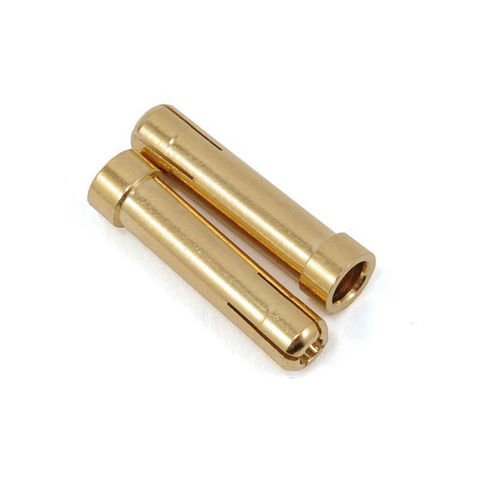 10 unids/lote de conectores chapados en oro para coche de control remoto, 5mm a 4mm, reductores de bala, conectores chapados en oro, batería ESC ► Foto 1/2