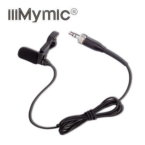 ¡Gran absorción de sonido! Profesional de solapa Lapella micrófono de condensador de Clip micrófono para Sennheiser Bodypack TRS 3,5mm tornillo Jac ► Foto 1/6