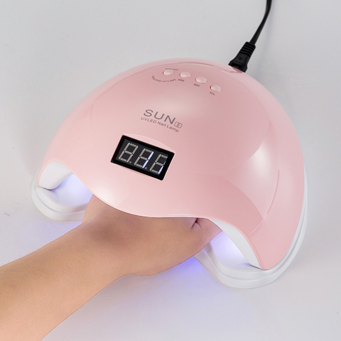 SUN5-Lámpara de uñas LED UV, 48W, adecuada para todo tipo de cuentas de Gel, secador de uñas con pantalla LED de detección automática, 24 cuentas ► Foto 1/6