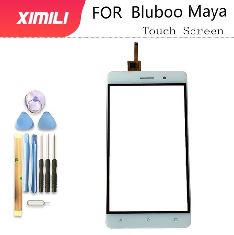 Pantalla táctil de cristal para teléfono móvil, Panel digitalizador de pantalla táctil de cristal de 5,5 pulgadas para Bluboo Maya, Sensor de lente de cristal frontal, adhesivo capacitivo ► Foto 1/6