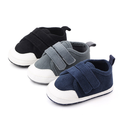 Zapatos antideslizantes de suela suave de algodón para recién nacido, 0-18M, para bebés, antes de caminar, F104 ► Foto 1/6
