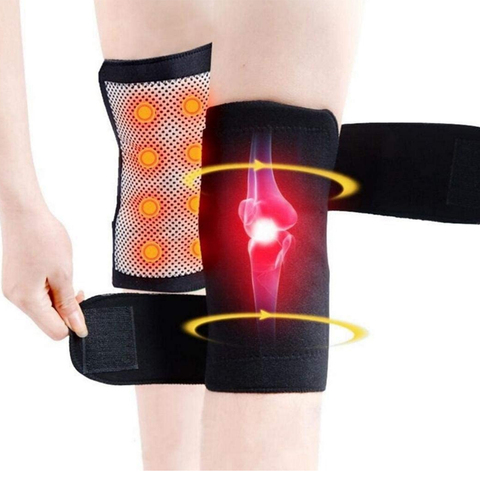 -Rodilla apoyo turmalina terapia magnética Kneepad de atención de la salud de turmalina Correa rodilla masajeador de la rodilla ► Foto 1/6