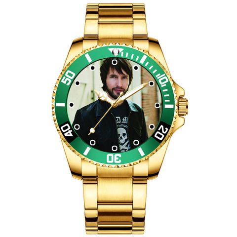 Reloj personalizado con diseño creativo para clientes, pulsera con Impresión de fotos, personalizado, OEM, gran regalo ► Foto 1/6