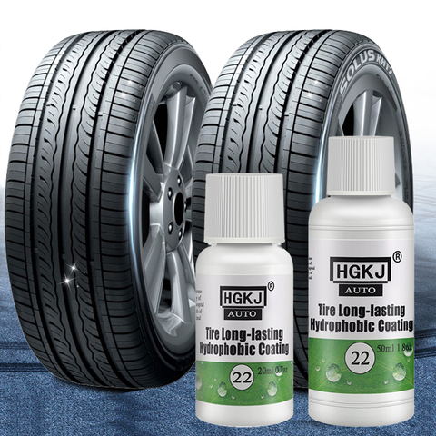 ¡Caliente! HGKJ-Recubrimiento de neumáticos de coche, recubrimiento hidrófobo de larga duración, brillante, 20/50ml, TSLM2 ► Foto 1/6