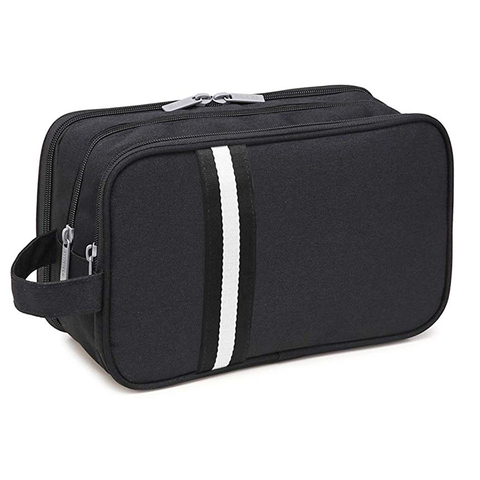 Bolsa de aseo impermeable para hombre y mujer, Kit de Dopp para estuche de viaje, bolsa de artículos de tocador, organizador de afeitado, accesorios de maquillaje ► Foto 1/6