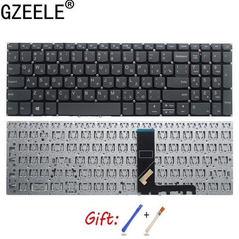 GZEELE ruso teclado del ordenador portátil para Lenovo IdeaPad 320-15 320-15ABR 320-15AST 320-15IAP 320-15IKB Negro RU ► Foto 1/5