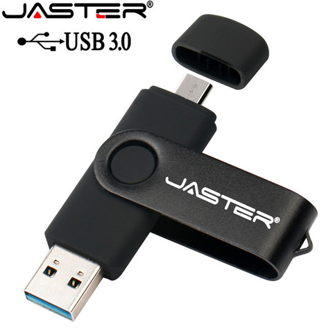 Unidad Flash USB JASTER 3,0 para teléfono inteligente, memoria USB OTG de 4GB, 8GB, 16GB, 32GB y 64GB, Memoria Flash USB Micro para teléfono inteligente, venta al por mayor ► Foto 1/6